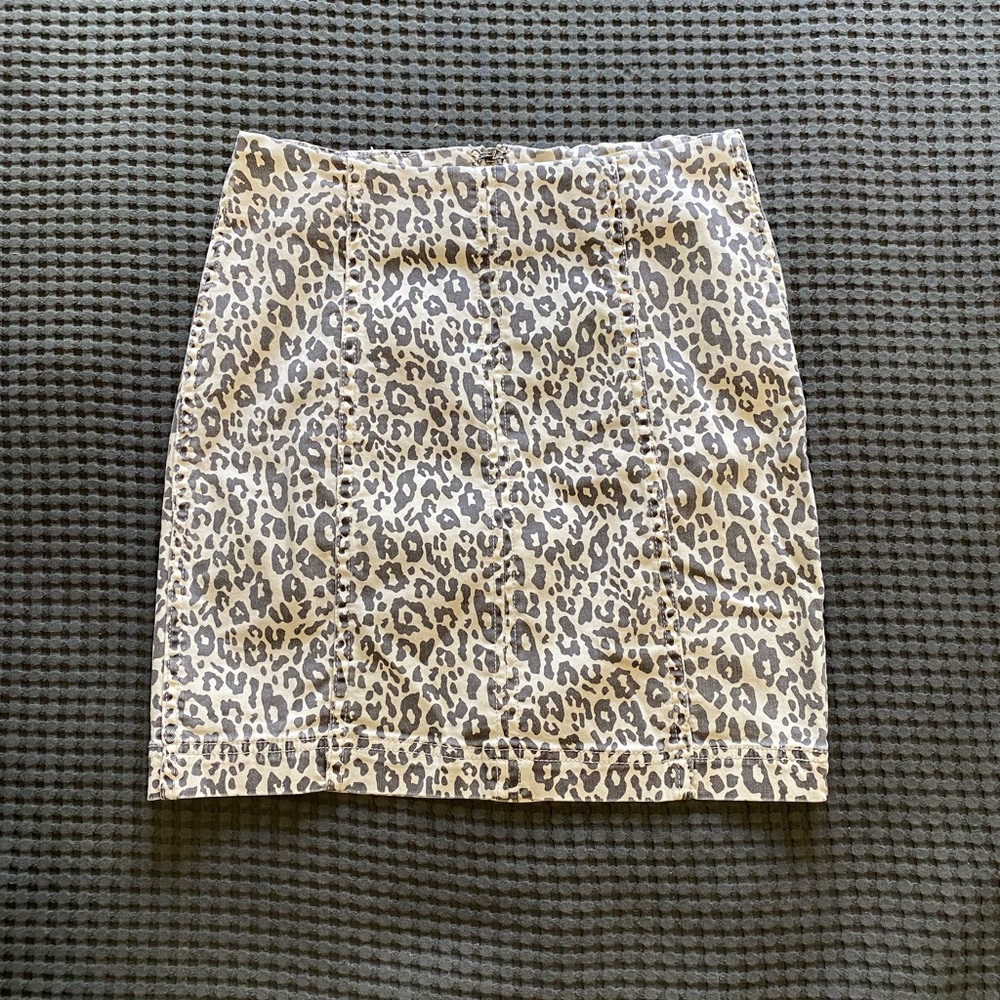 Leopard Print Skirt